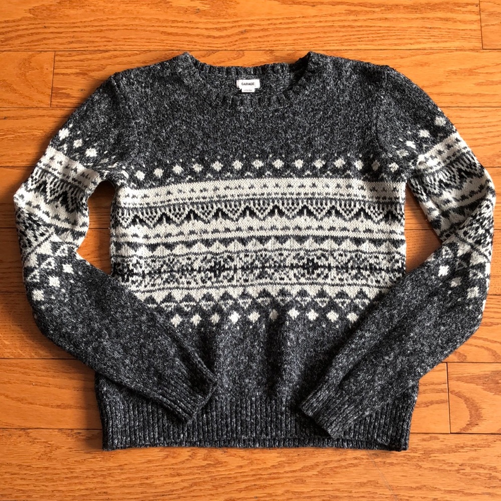 Women’s Garage Winter Argyle Sweater